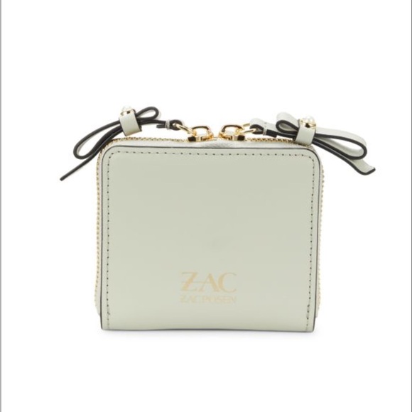 Zac Posen leather tote crossbody bundle with matching wallet - Picture 2 of 8